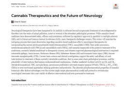 Cannabis Therapeutics and the Future of Neurology
